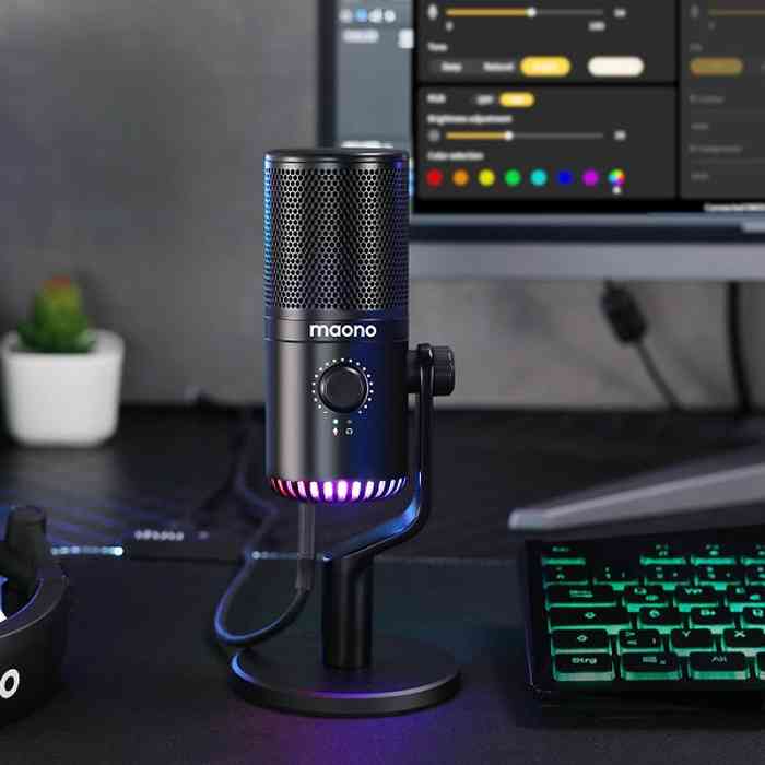 MAONO DM30 RGB Programmable USB Condenser Microphone